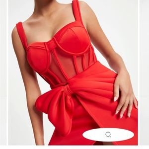 XS red VICI dress